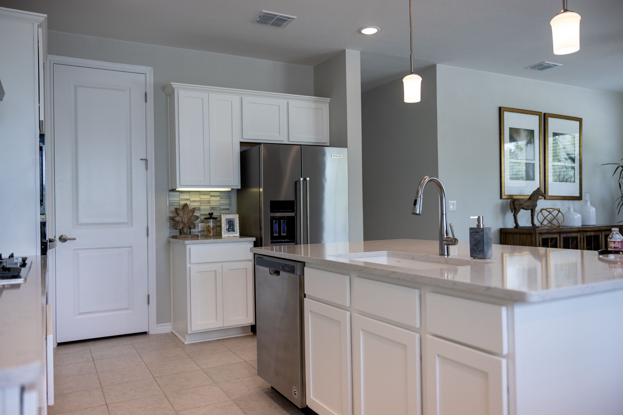 Shaker-style kitchen renovation with natural light